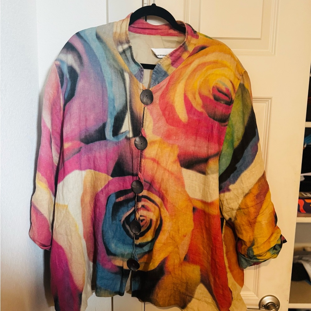 Vibrant Multicolor Women's Blazer